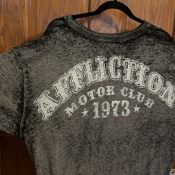 Men’s affliction T-shirt - Picture 3 of 4